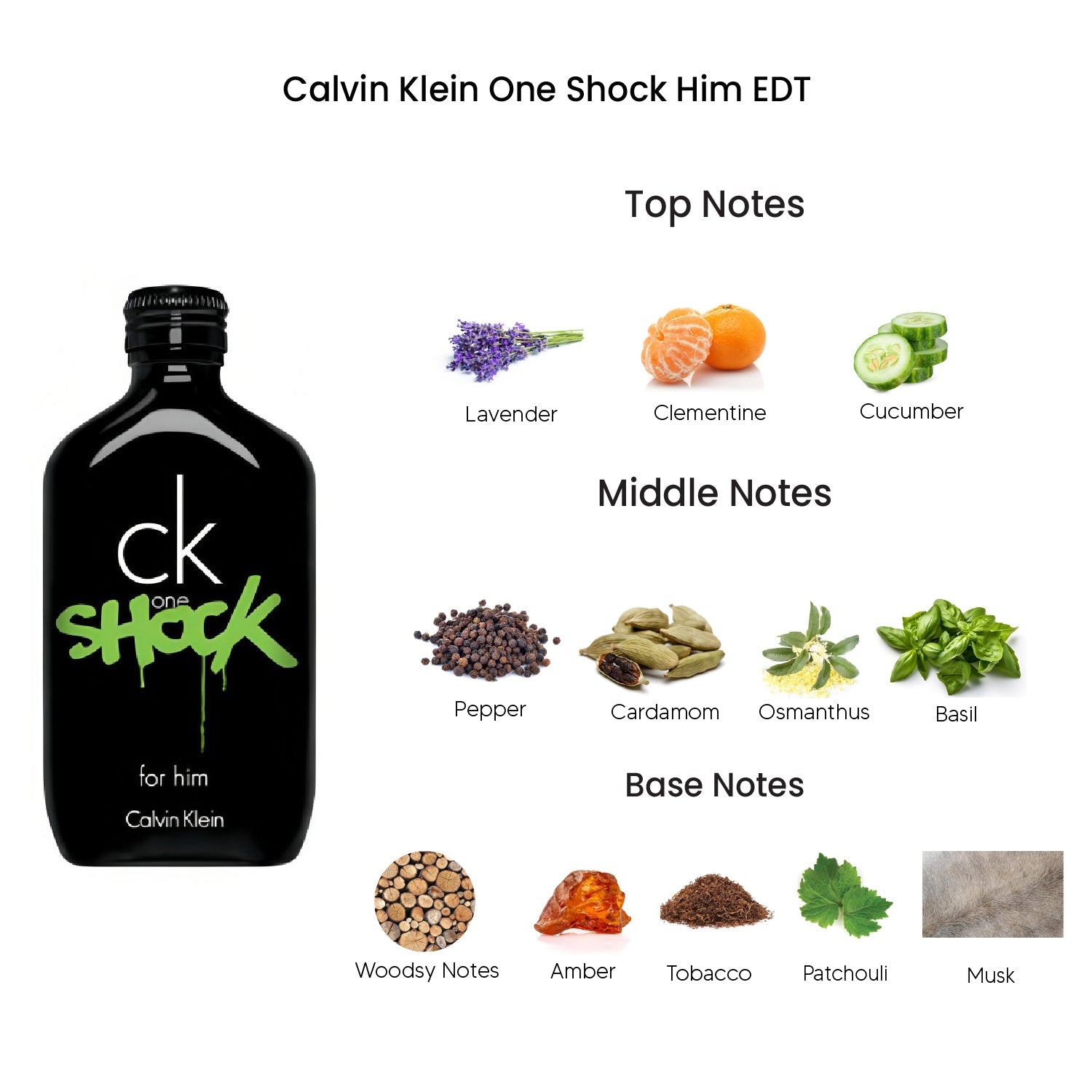 Calvin Klein One Shock Him Eau De Toilette for Men 100ML