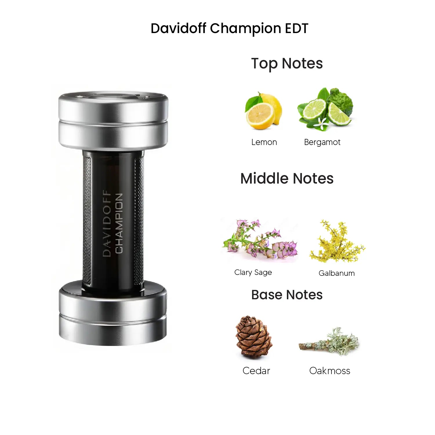 Davidoff Champion Eau De Toilette for Men 90ML