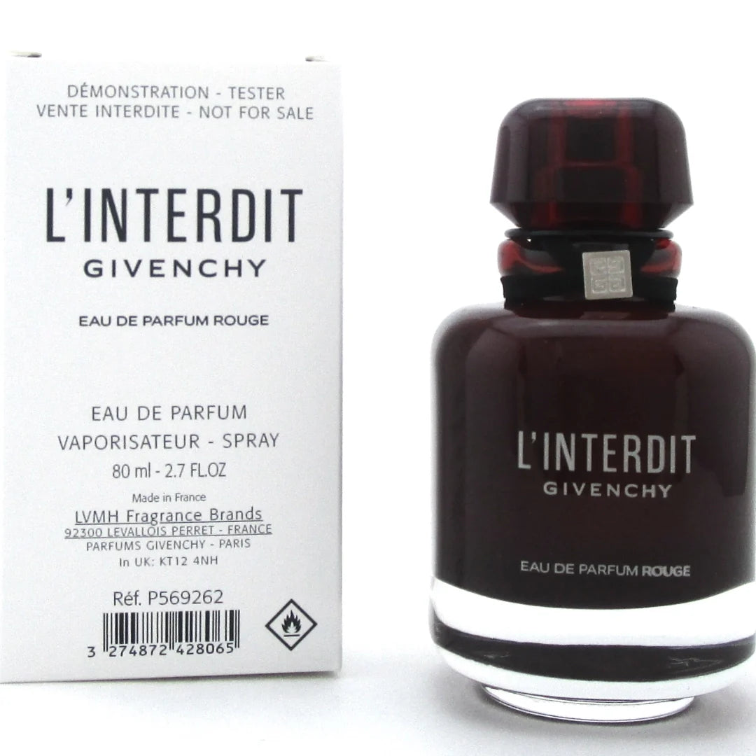 Givenchy L’Interdit Rouge Eau De Parfum for Women 80ML Tester